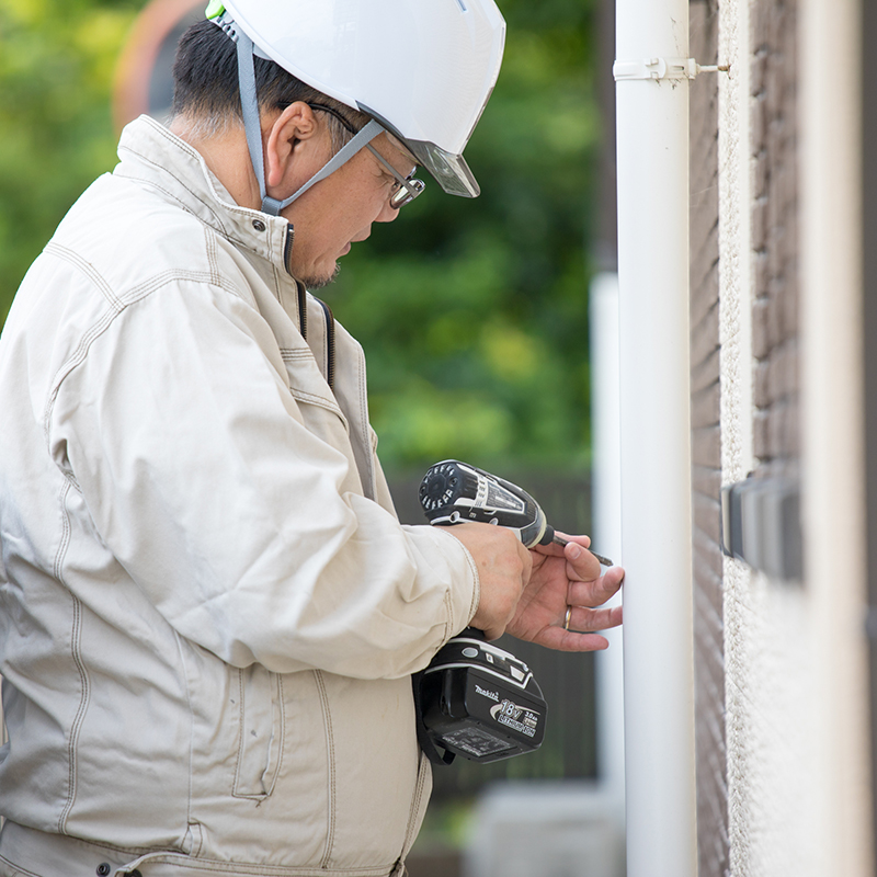 ねじの取り付け